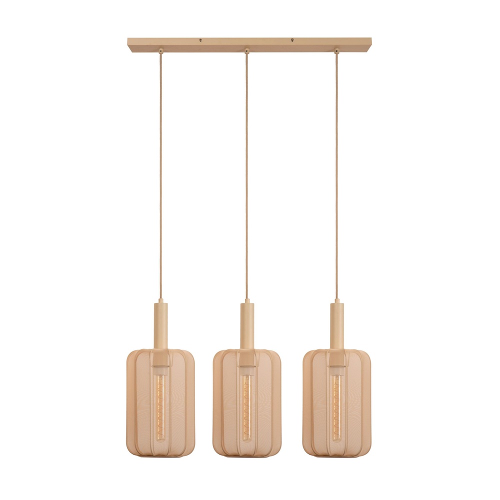 Lucide Hanglamp 3-lichtsCorina zand bruin - 03447/03/38